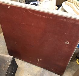 Fold-up table made by Durham line vintage