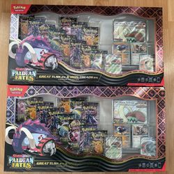 Pokemon Great Tusk Iron Threads Ex Premium Collection