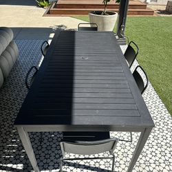 Crate & Barrel / CB2 Outdoor Dining Table & Chairs