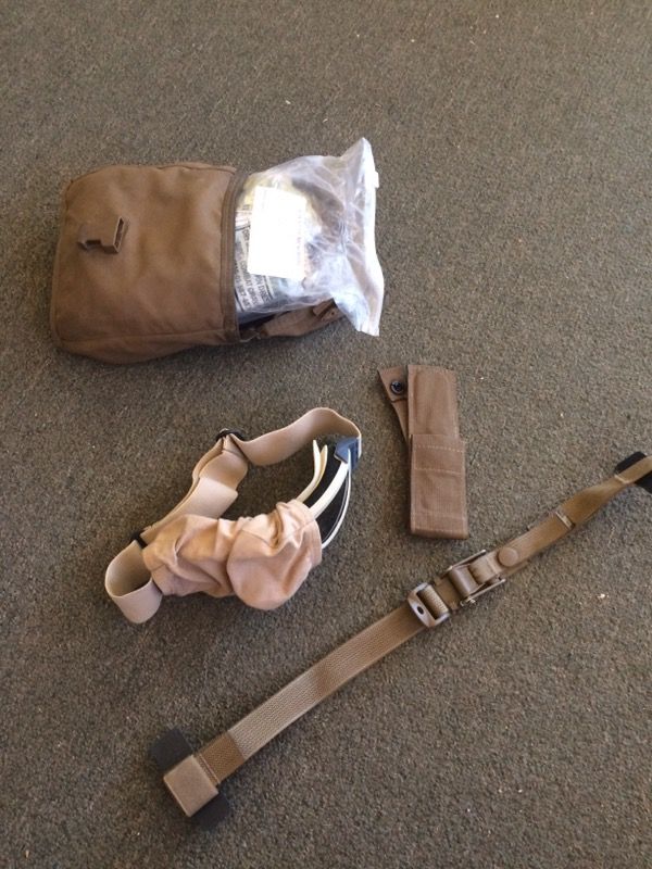 USMC IFAK STERNUM CINCH GOGGLES & strap cutter CIF ISSUE USMC