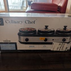 Triple Slow Cooker & Server