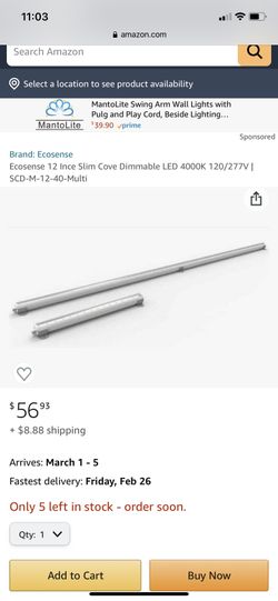 ECOSENSE LIGHTS 8 PIECES