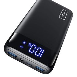INIU Portable Charger, 20W PD3.0 QC4.0 Fast Charging LED Display 20000mAh Power Bank, Tri-Outputs Battery Pack Compatible with iPhone 12 11 XS X 8 Sam