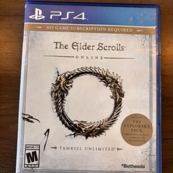 Elder Scrolls Online PS4