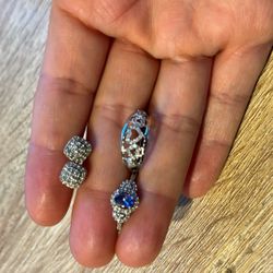 10k gold jewelry rings and earrings