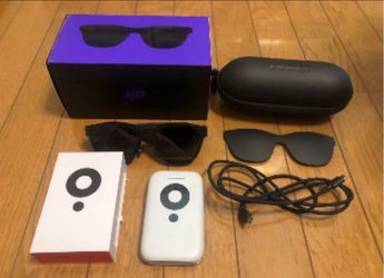 Nreal Air Glasses AR/VR Personal 120" Theater Smart Glasses with Xreal Beam Combo