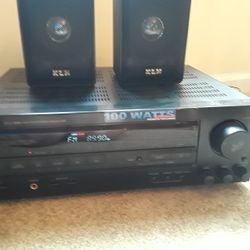 RCA STA-3850 Receiver HiFi Stereo Vintage 2 Channel Phono AM/FM Tuner Audio w Speakers
