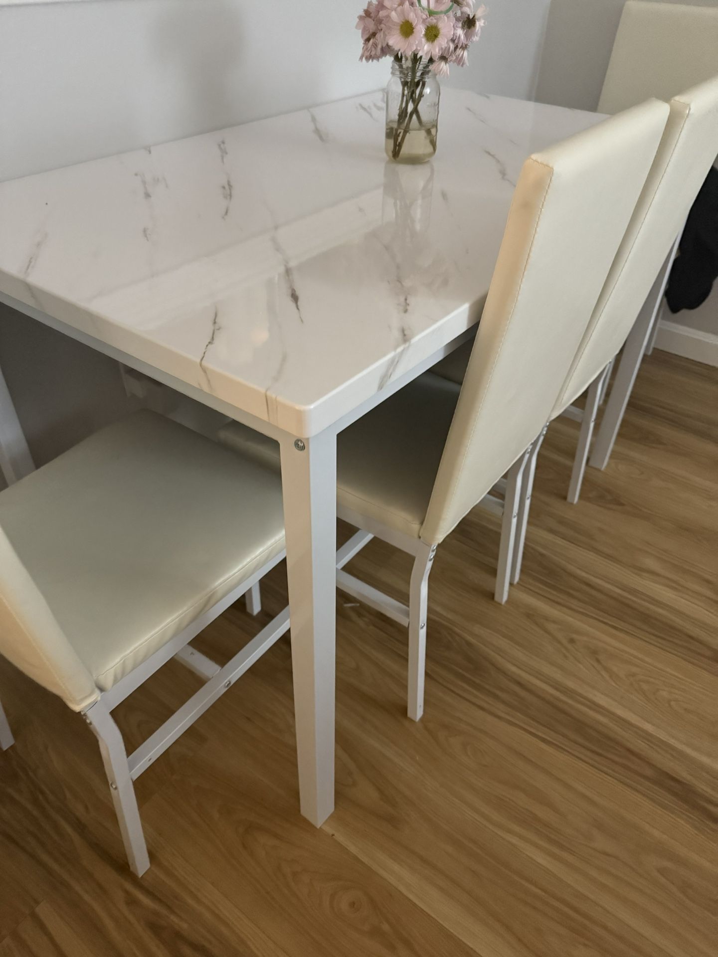 Table With Four Chairs Basically New
