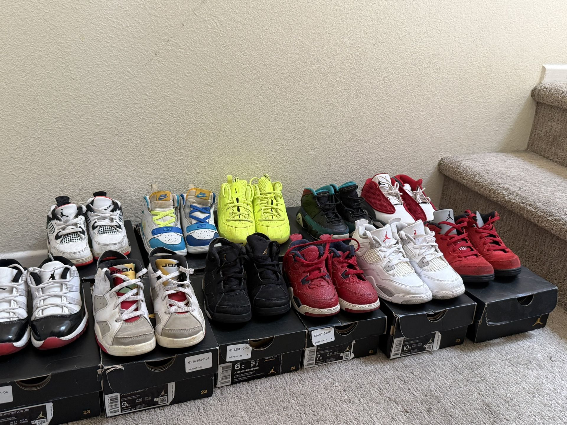 Sizes From 6c To 10C