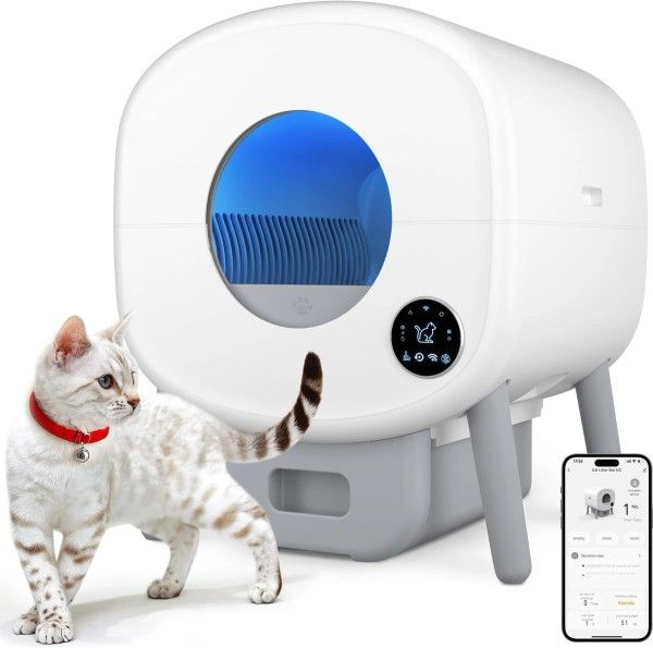 Cumrige Self-Cleaning Cat Litter Box β Smart, Quiet & Hassle-Free!
