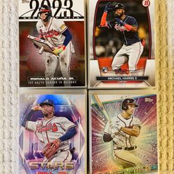 Atlanta Braves 120 Card Baseball Lot!