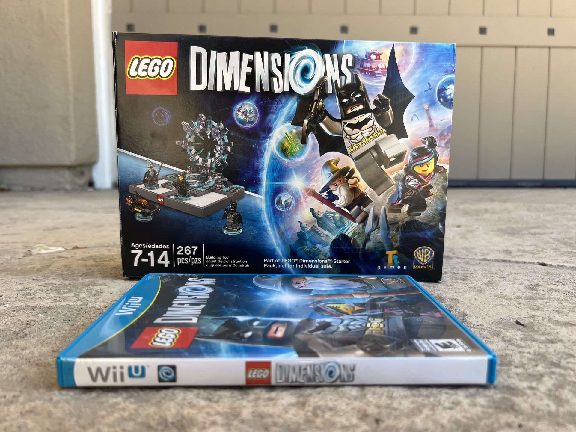 Lego Dimensions Wii U Game And Set Complete 267 Piece Puzzle