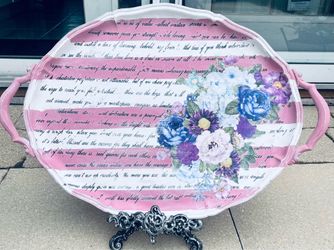 PRETTY LARGE DECORATIVE TRAY