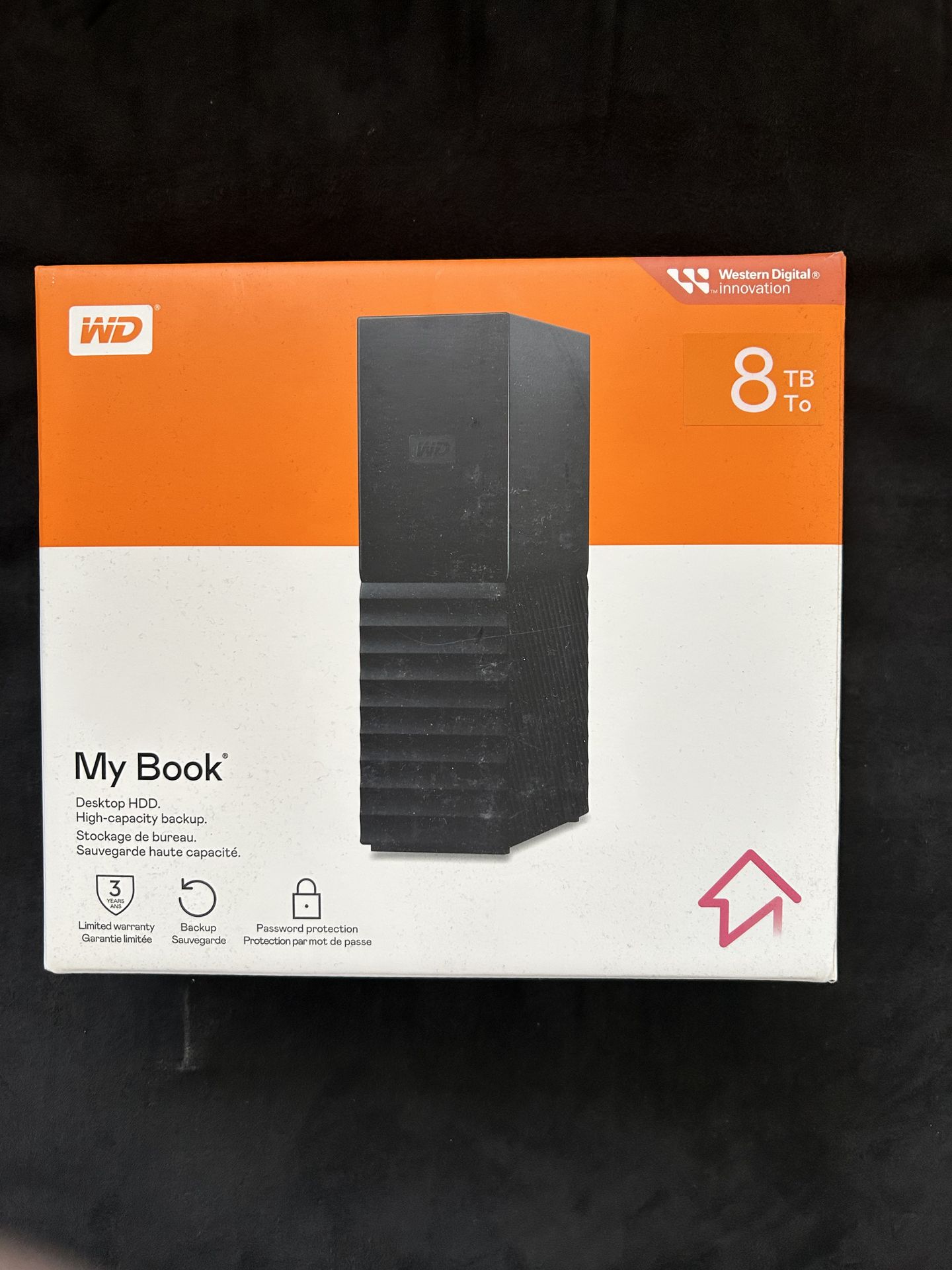 Western Digital 8TB external hard drive