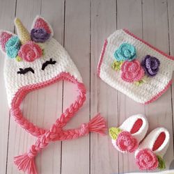Unicorn Diaper Cover Outfit 