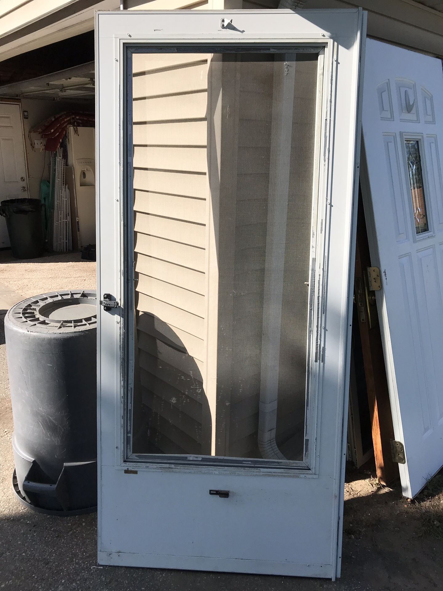 36” storm door