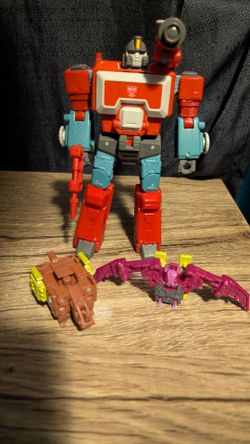 Transformers Studio Series MTMTE Perceptor With Ratbat and Ramhorn