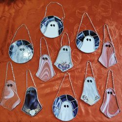 Halloween Stained Glass Suncatchers 