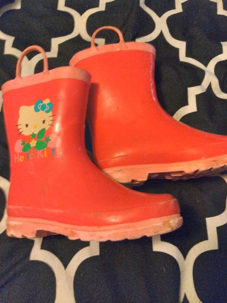 Girls rain boots 11/12