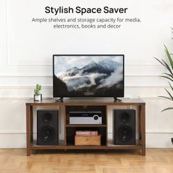 NEW in Box Entertainment Center TV Television Stand up to 65 inches, 55" - Rustic 