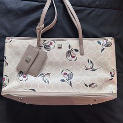 Nine West Floral Tote Bag