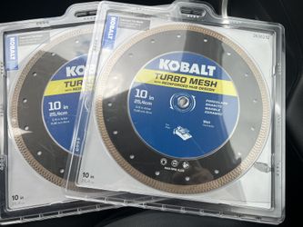 2 Kobalt Turbo Mesh Diamond Tile Blade