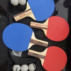 Franklin Sports Ping Pong Paddle Set with Balls - 2 Player & 4 Player Table Tennis Paddle Kit - Full Ping Pong Starter Kit