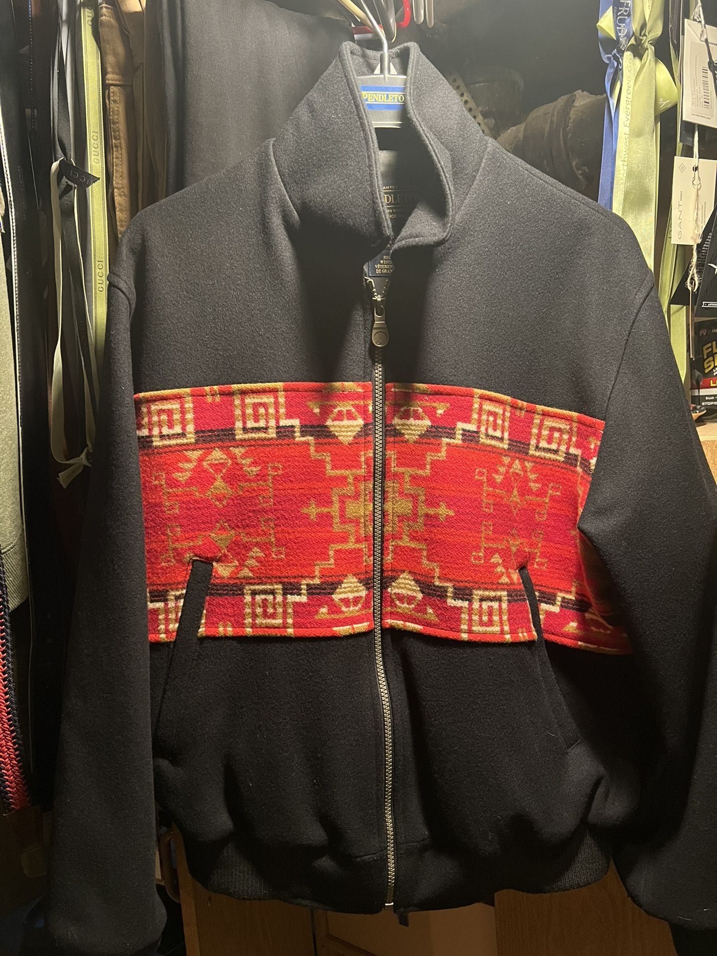 Men’s Pendleton Bomber Jacket - Medium