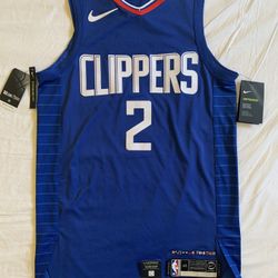 NWT Men’s Authentic Nike Vaporknit Kawhi Leonard Los Angeles Clippers Jersey size 40 (Small)