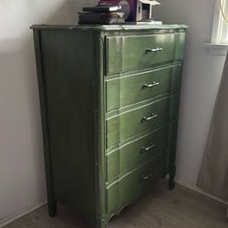 Green Wooden Dresser