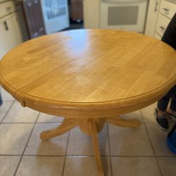 48” Beechwood Dining Table W/ Extension 