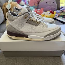 Jordan Retro 3 “A Ma Maniere” 10.5W:Size 9 Men