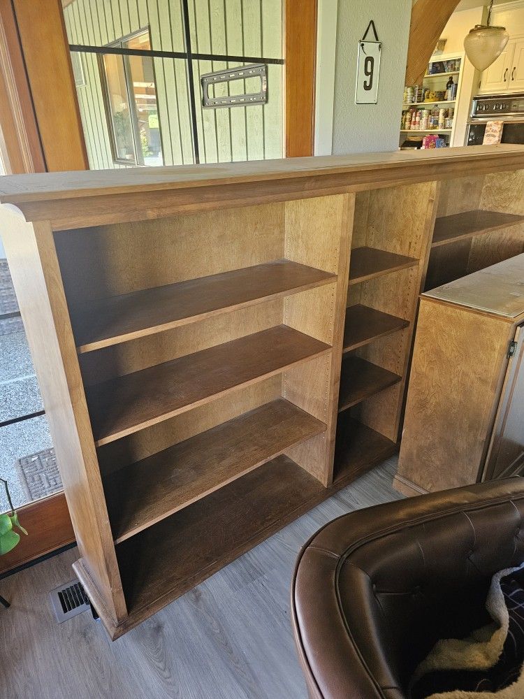 Large Solid Wood Hutch