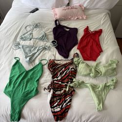 $100 for all Worn once each bikini