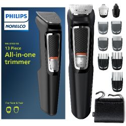 Philips Norelco Multi-groomer Series 3000, Powered Electric Trimmer MG3740/40, 1 Each - 13 Pieces