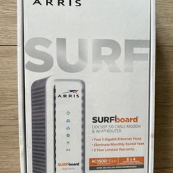 ARRIS Surfboard SBG6700DOCSIS 3.0 Cable Modem AC1600 Dual Band Wi-Fi Router