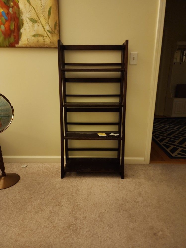 Brown Bookshelf