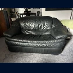 Free Leather Sofa And Love Seat