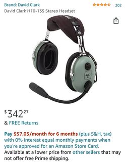 David Clark H10-20 Aviation Headset