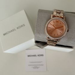 Michael Kors Women's Corey Rose Gold Watch (New with Tags)