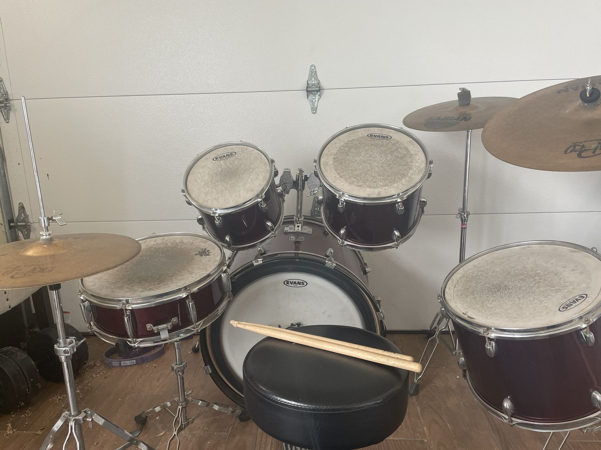 Gretsch Blackhawk Drum 5 Piece Drum Set 