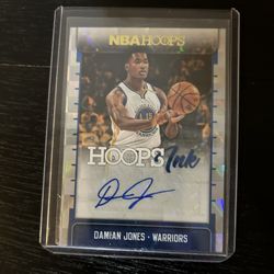 Damian Jones NBA Hoops Warriors Auto
