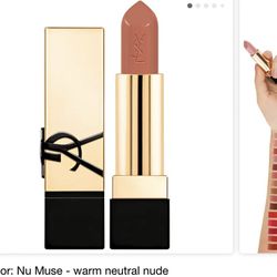 YSL rouge our couture satin lipstick. Nude Muse