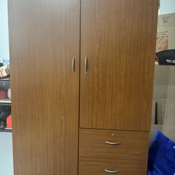 Wooden Office Storage Cabinet with Locking Drawers