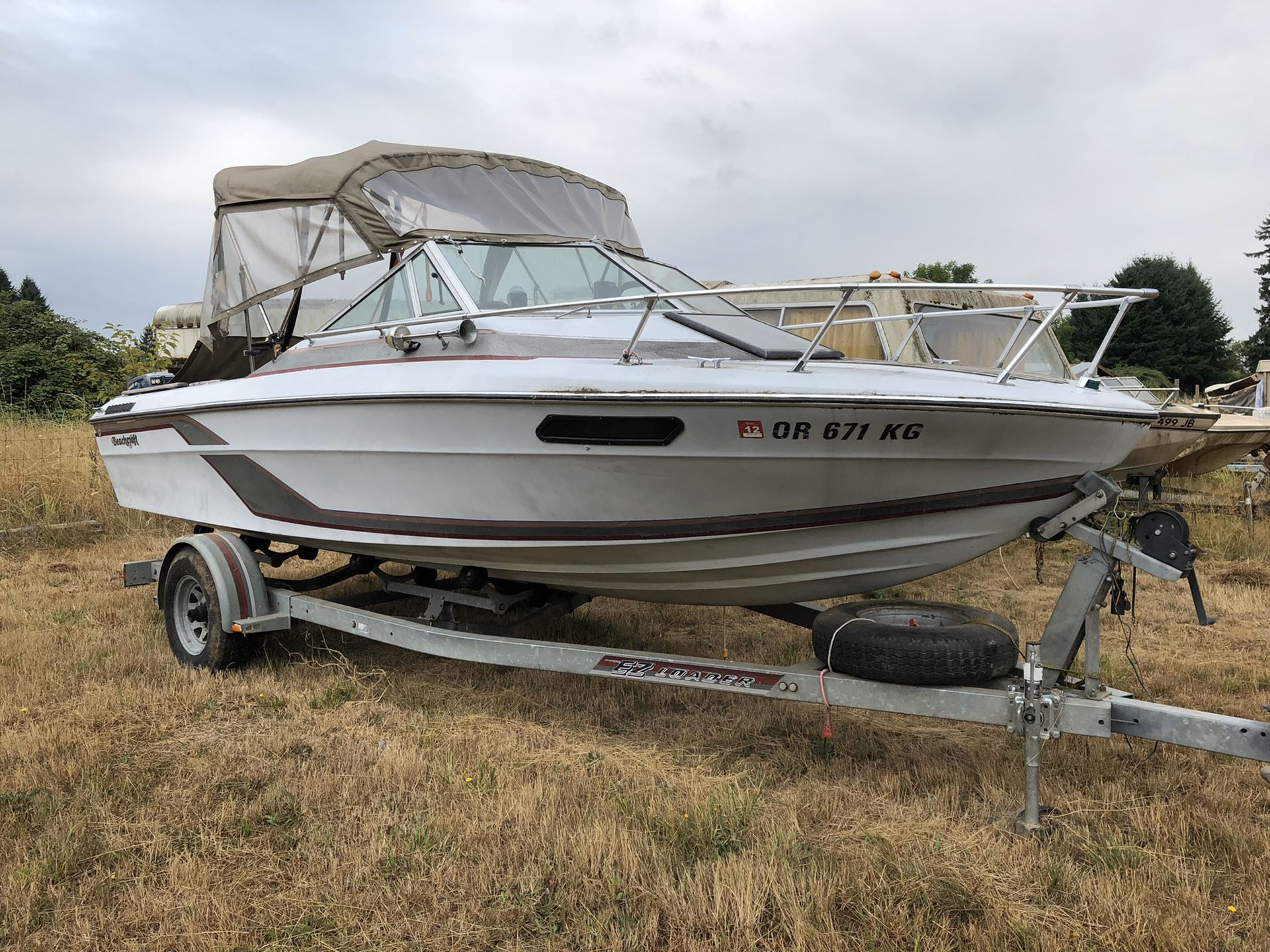 Beechcraft Boat 20’ with Trailer
