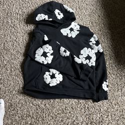 Denim tears hoodie (Black and white)