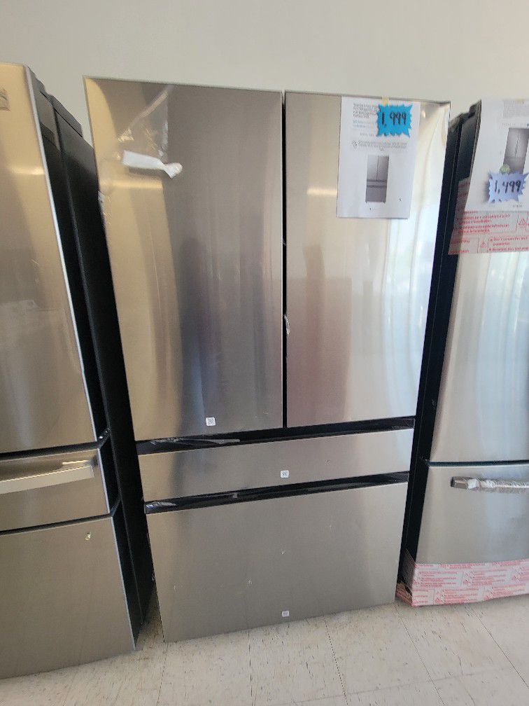 Samsung Stainless Steel 4-doors French Door Refrigerator New Scratch And Dents With 6month's Warranty 