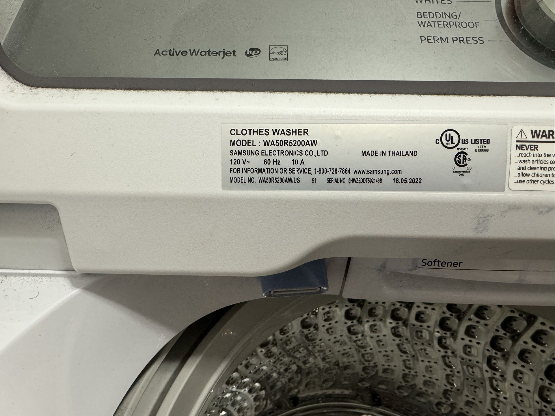 Samsung Washer An Dryer 