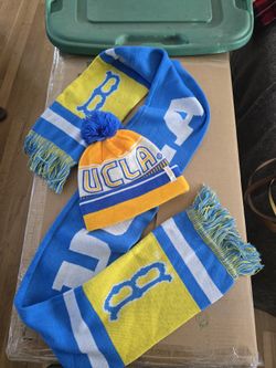 Adidas UCLA Bruins Beanie And Scarf