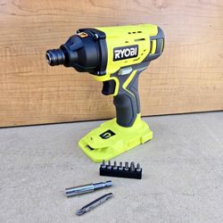 RYOBI 18V Impact Driver with Bits